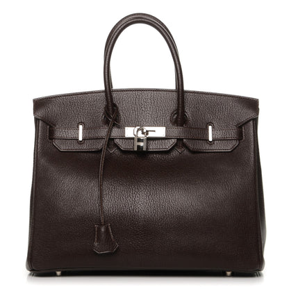 Hermes Chevre de Coromandel Birkin 35 Cocoan 1 of 23