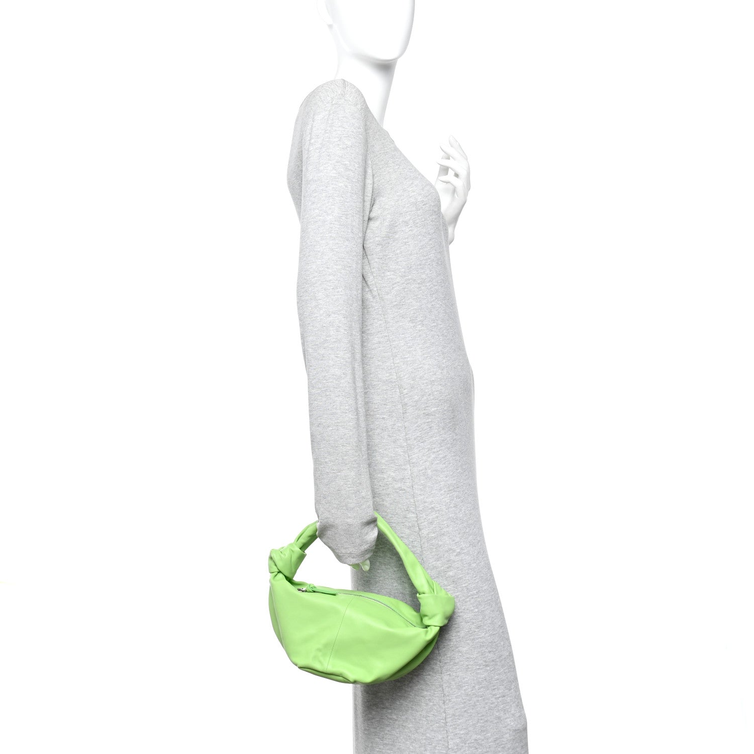 Bottega Veneta Calfskin Mini Double Knot Bag Pistachio 2 of 10