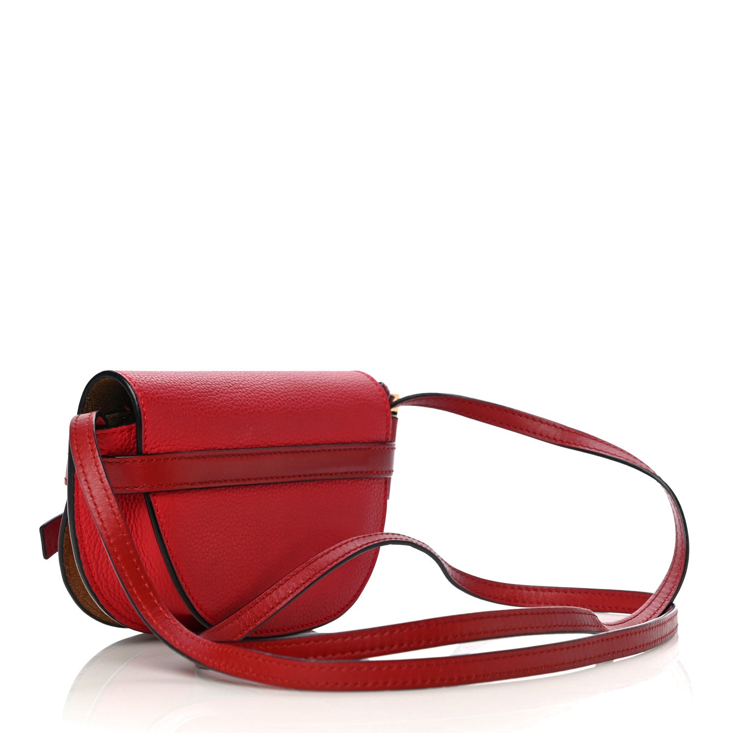 Loewe Grained Calfskin Mini Gate Crossbody Bag Scarlet Burnt Red 3 of 9