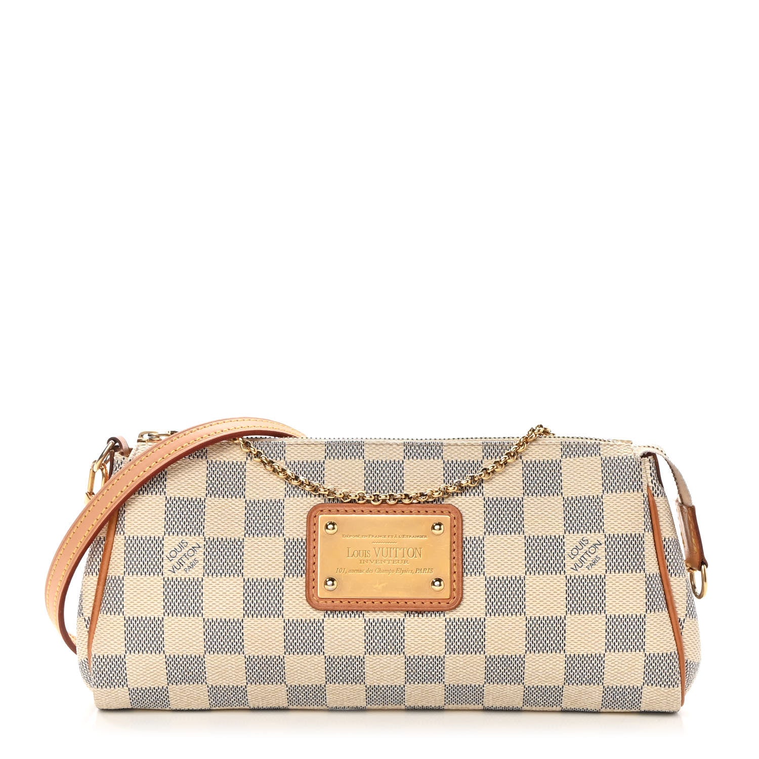 Louis Vuitton Damier Azur Eva Clutch 1 of 14