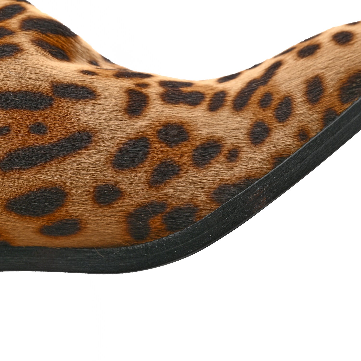 Christian Louboutin Pony Hair Morgan 70 Over The Knee Boots 38 Leopard 9 of 10