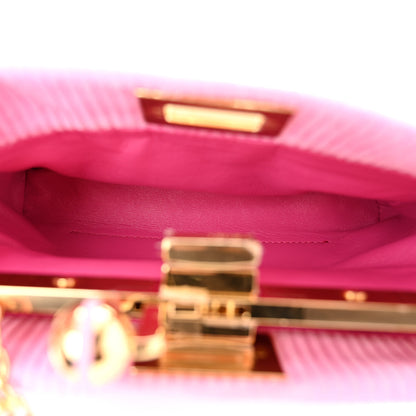 Fendi Camoscio Line Embossed Small Peekaboo Click Bag Lollypop 5 of 10