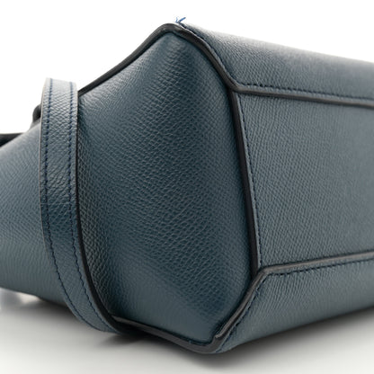 Celine Baby Grained Calfskin Nano Belt Bag Abyss Blue 9 of 11