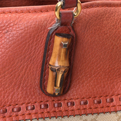 Gucci Monogram Medium Laidback Crafty Tote Orange 8 of 13