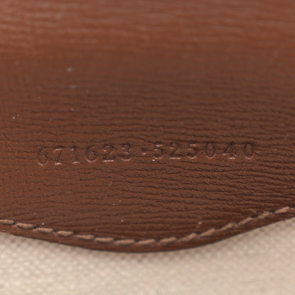 Gucci GG Supreme Monogram Azalea Calfskin Mini Retro Interlocking G Tote Bag Beige Ebony Brown Sugar 7 of 12