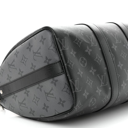 Louis Vuitton Monogram Eclipse Reverse Keepall Bandouliere 35 8 of 9