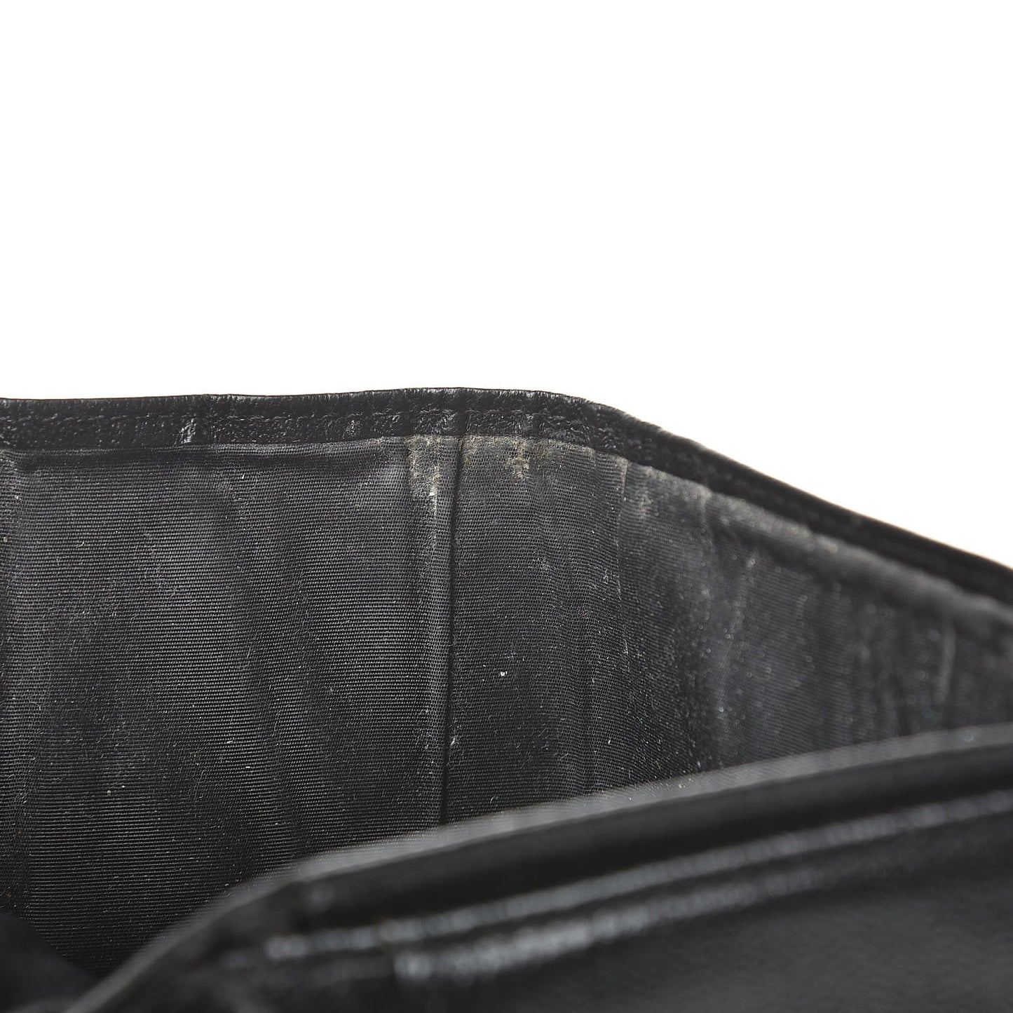 Goatskin Yen Wallet Black