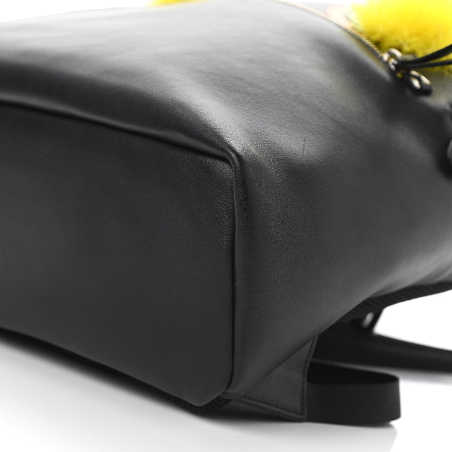 Fendi Vitello Dolce Fox Elaphe Ayers Hypnoteyes Large Backpack Black Giallo Multicolor 9 of 11
