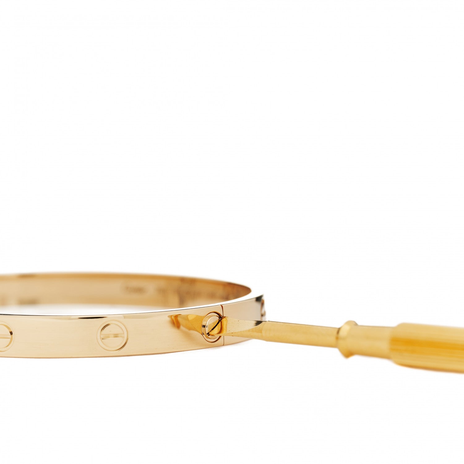 Cartier 18K Yellow Gold LOVE Bracelet 19 5 of 6