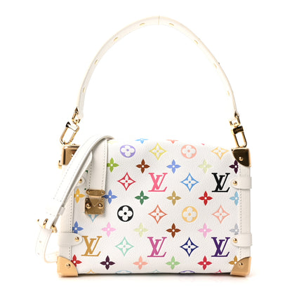 Louis Vuitton LV x TM Cowhide Monogram Multicolor Side Trunk MM White 1 of 9