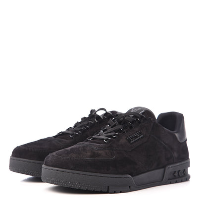 Louis Vuitton Suede Uniform Sneakers 9.5 Black 3 of 9