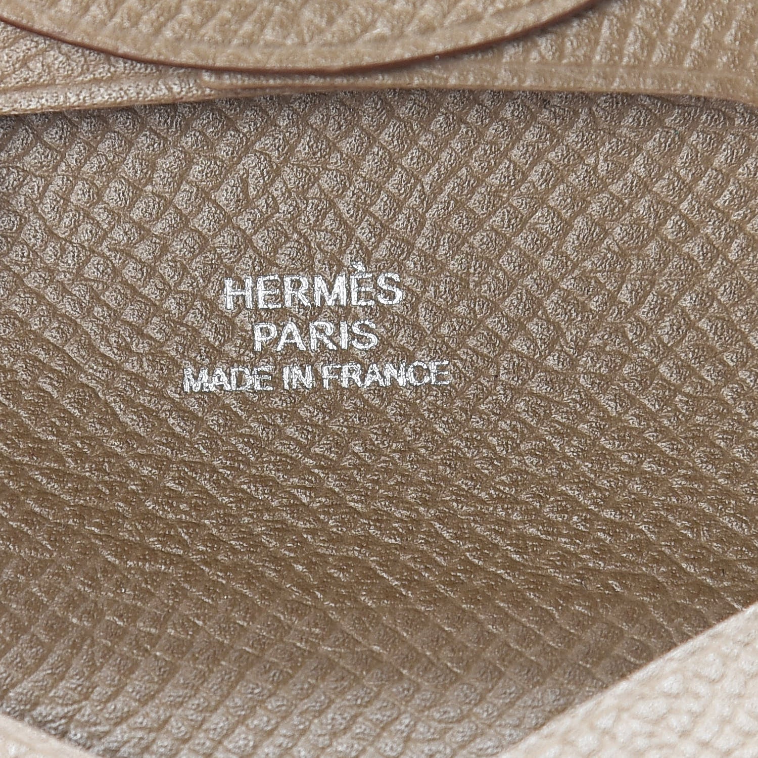 Hermes Epsom Bastia Coin Purse Etoupe 6 of 8