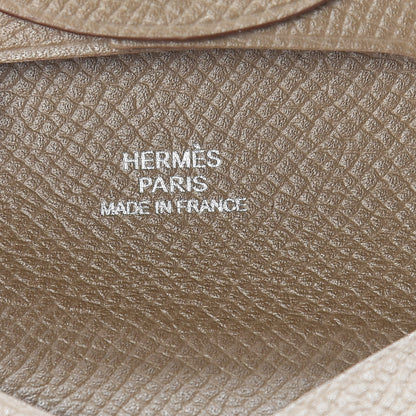 Hermes Epsom Bastia Coin Purse Etoupe 6 of 8