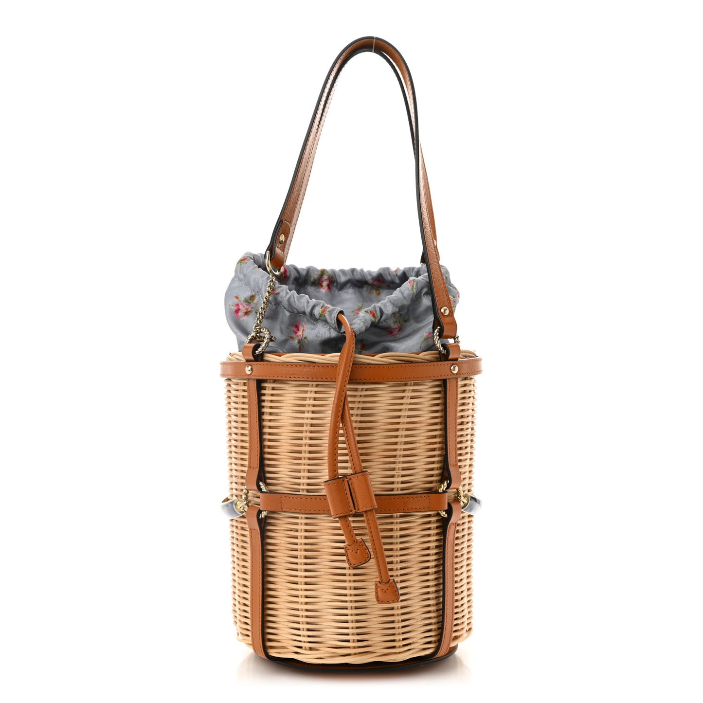 Wicker Bucket Bag Natural