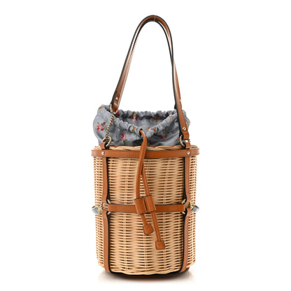Gucci Wicker Bucket Bag Natural 1 of 10