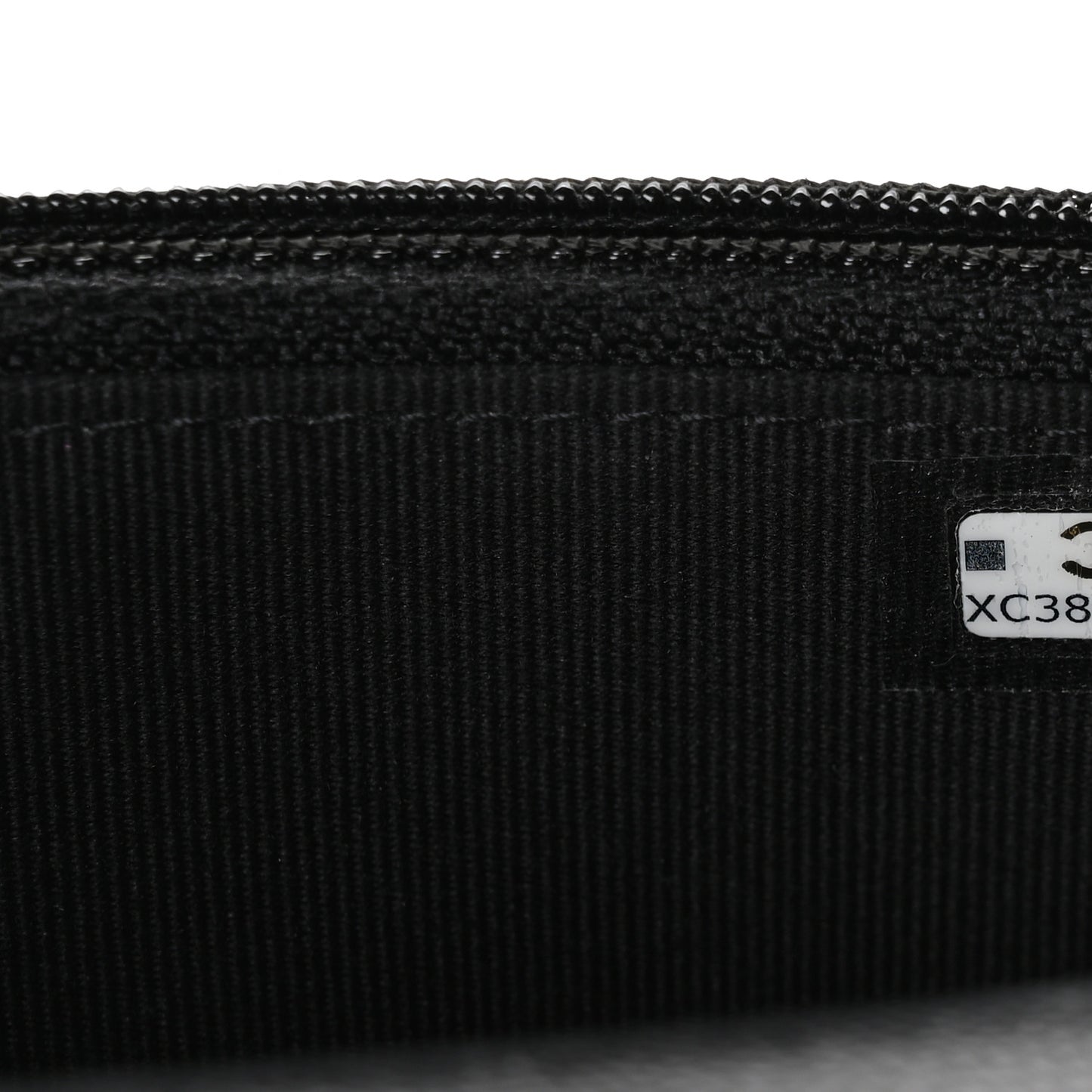 Caviar Quilted Pocket Twins Clutch With Chain Black