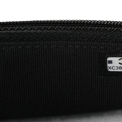 Chanel Caviar Quilted Pocket Twins Clutch With Chain Black 8 of 11