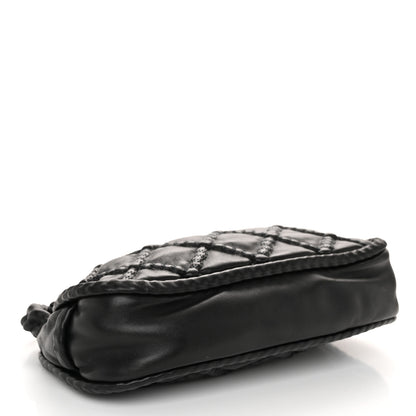 Chanel Lambskin Quilted Small Hidden Chain Shoulder Bag Black 4 of 11