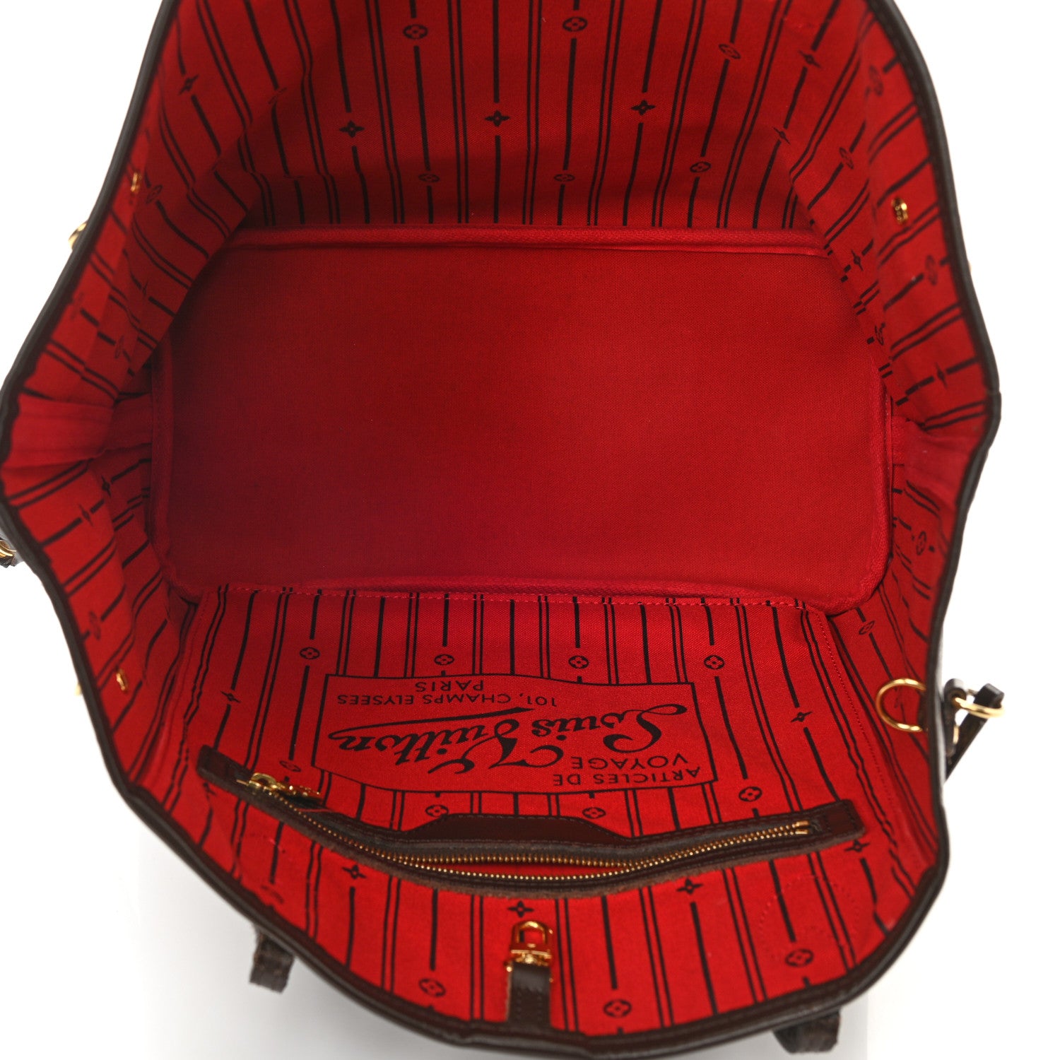 Louis Vuitton Damier Ebene Neverfull MM 5 of 10