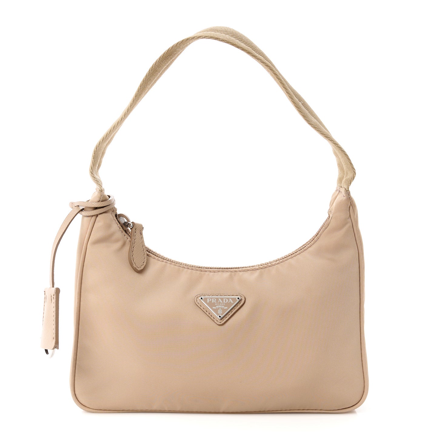 Re-Nylon Saffiano Mini Re-Edition 2000 Bag Deserto