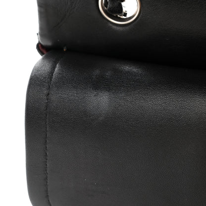 Chanel Lambskin Quilted Medium Double Flap Black 12 of 15