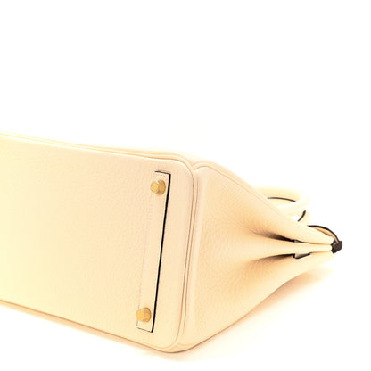 Hermes Taurillon Clemence Birkin 30 Nata 10 of 11