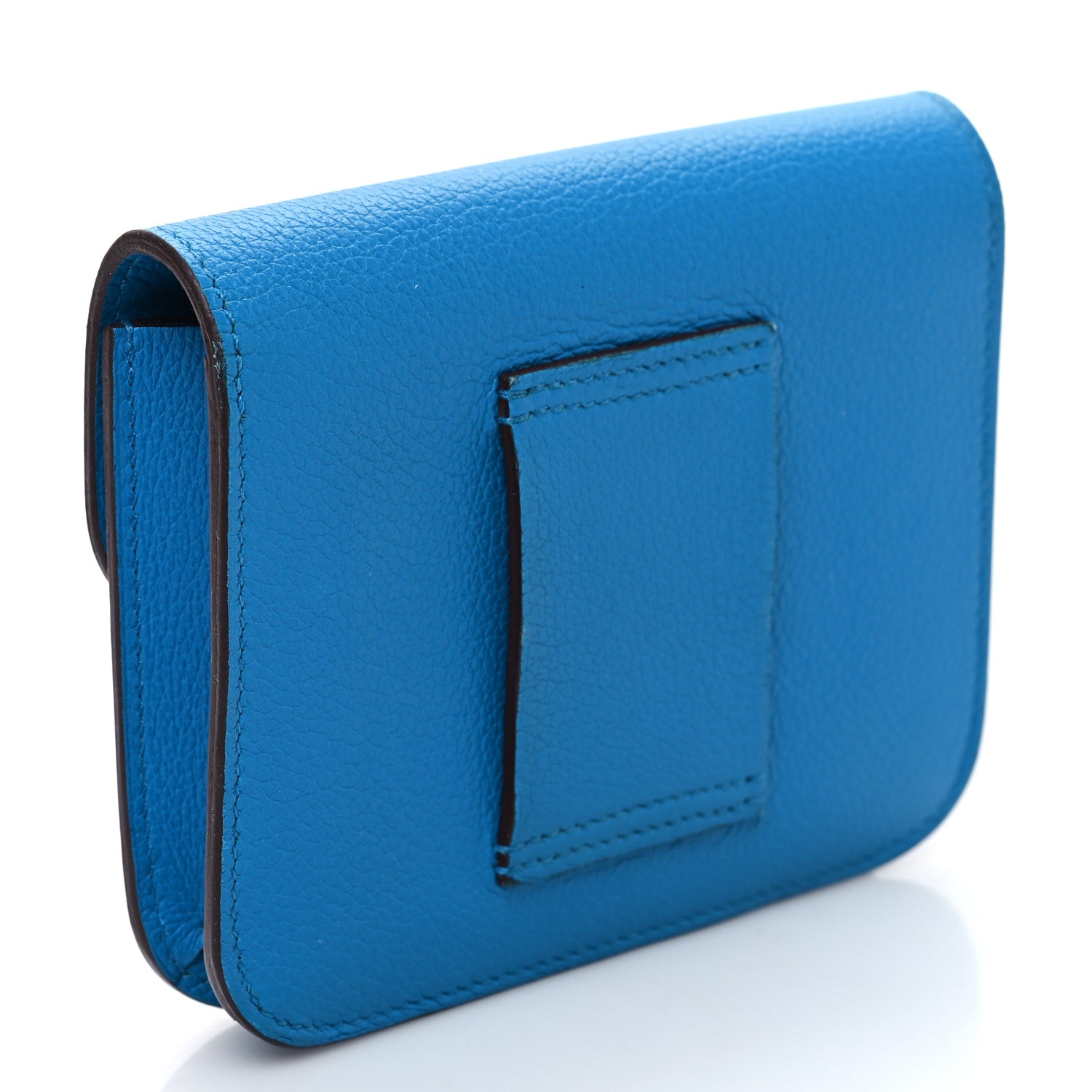 Hermes Evercolor Constance Slim Wallet Bleu Frida 3 of 8