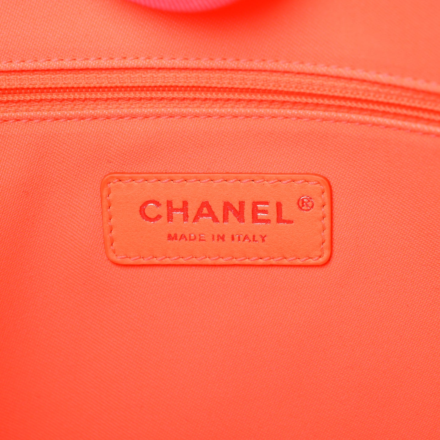 Mixed Fibers Small Deauville Tote Pink Orange