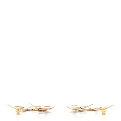 Chanel Metal CC Heart Coco In Love Hoop Earrings Gold 3 of 5