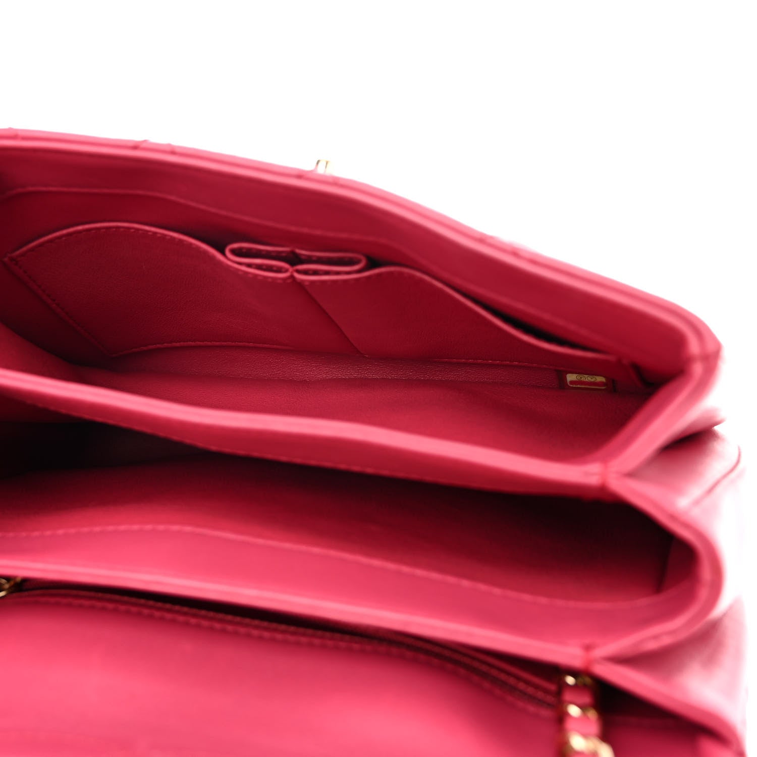 Chanel Lambskin Quilted Small Trendy CC Flap Dual Handle Bag Dark Pink 5 of 10