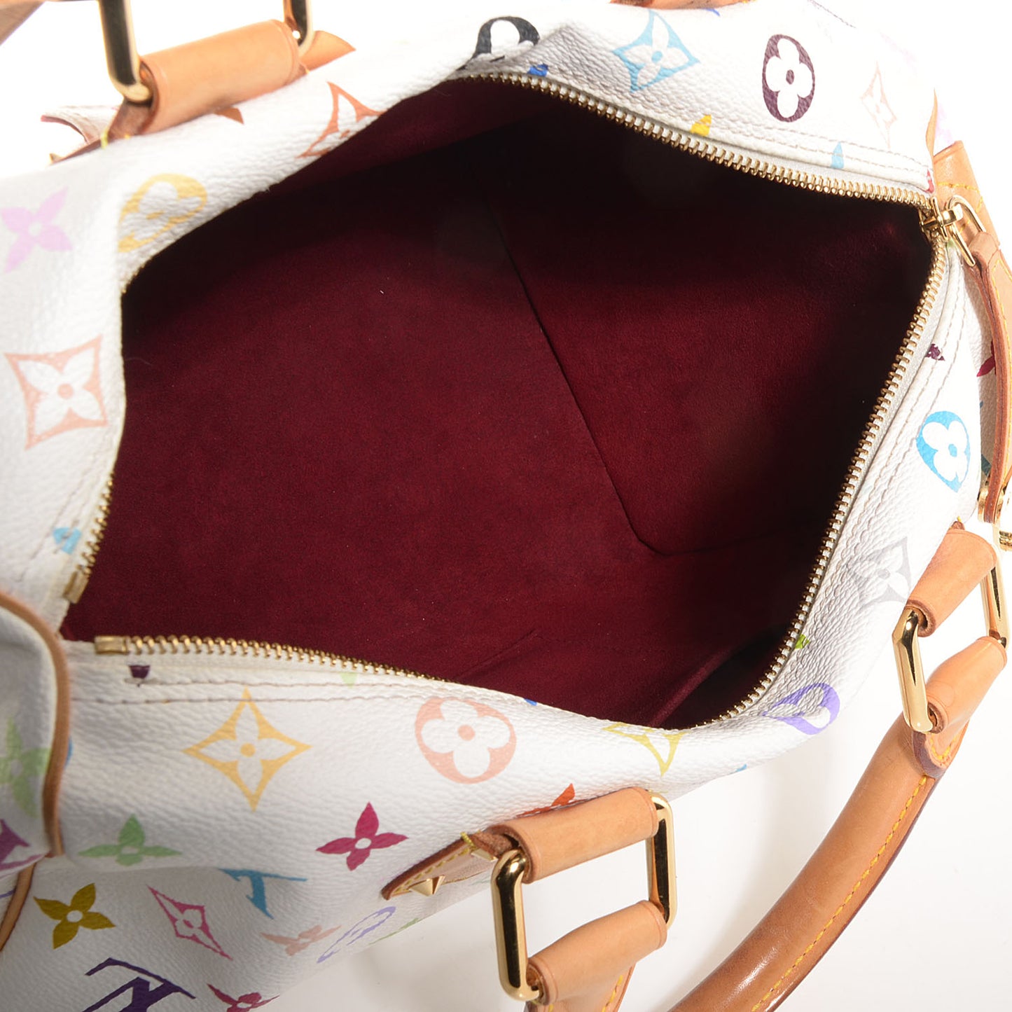 Monogram Multicolor Speedy 30 White