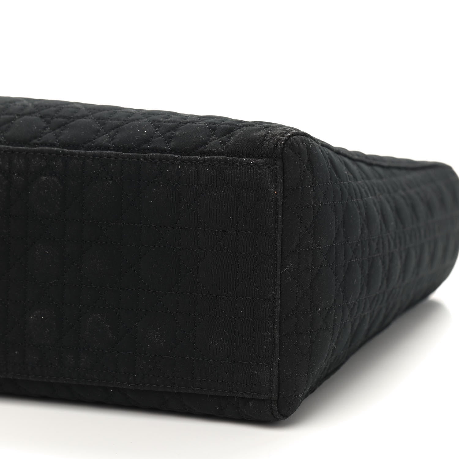 Christian Dior Nylon Cannage Large Lady Dior Black 10 of 11
