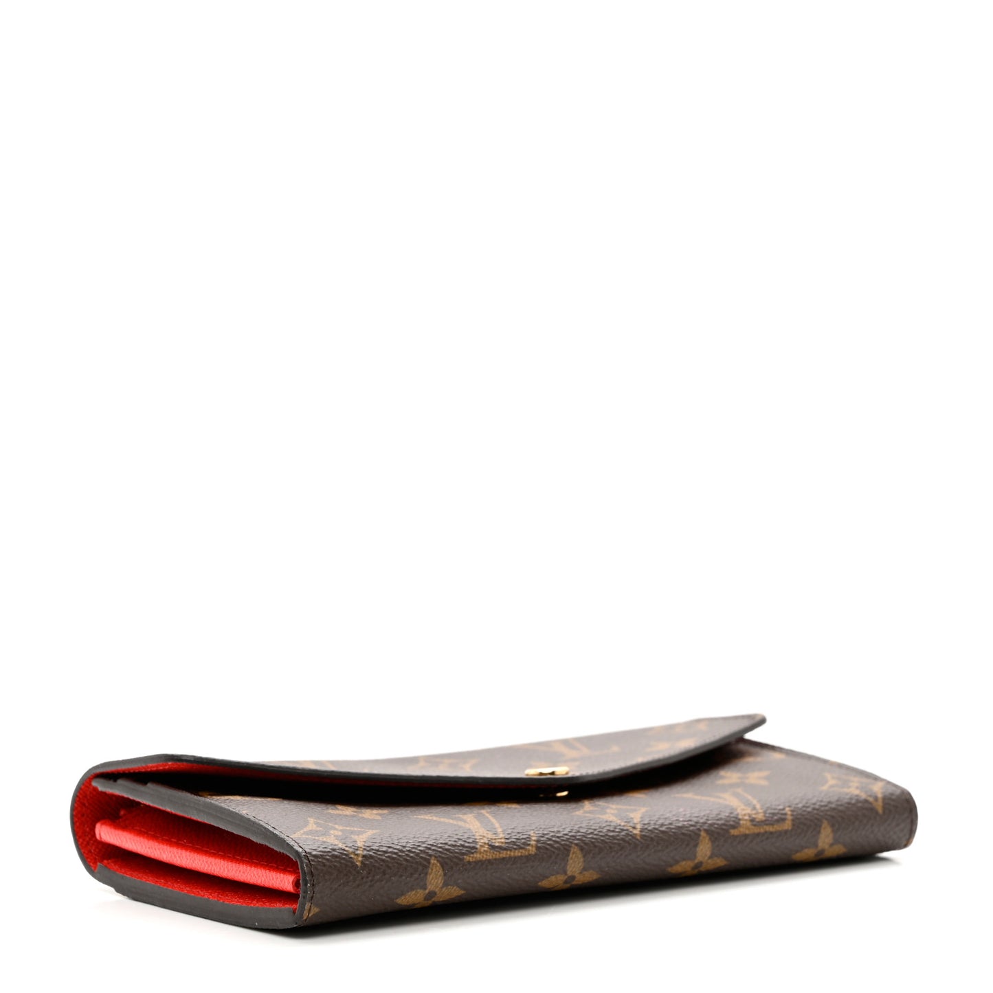 Monogram Sarah Wallet NM Coquelicot