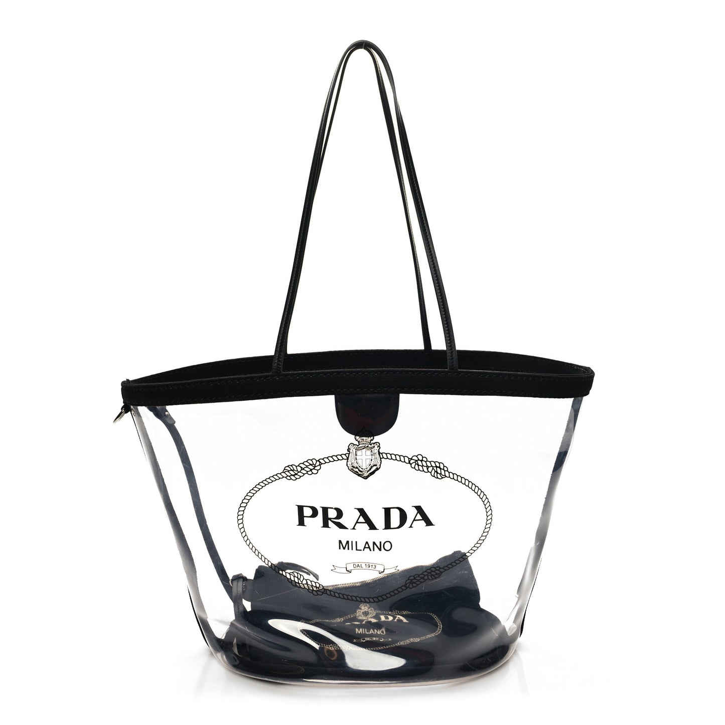 PVC Canapa Tote Black