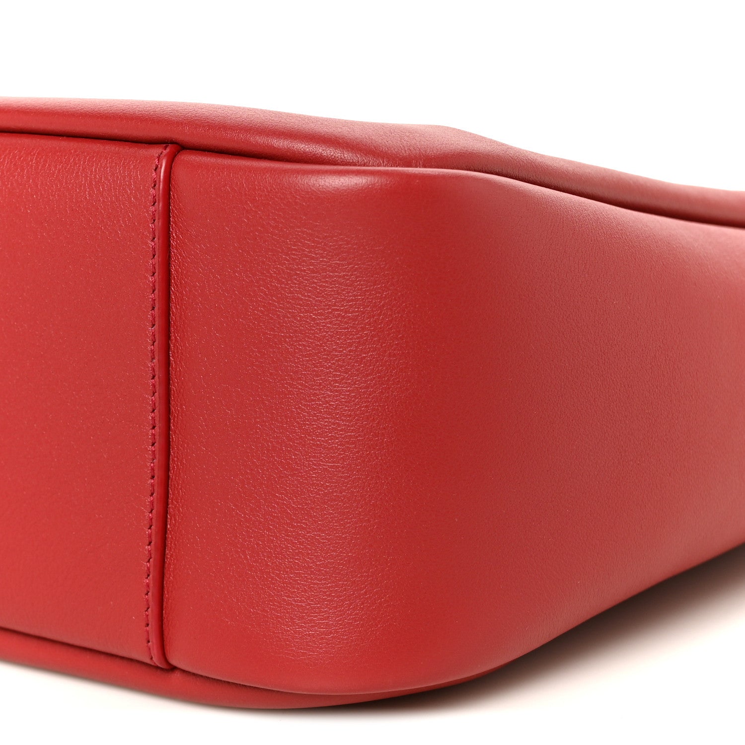 Saint Laurent Smooth Calfskin Small Le 5 A 7 Soft Hobo Red Danger 10 of 10