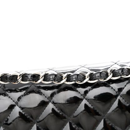 Chanel Patent Quilted Medium Double Flap Black 15 of 15