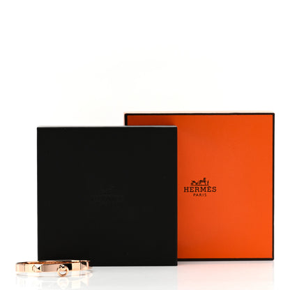 Hermes 18K Rose Gold PM Collier De Chien Bracelet SH 4 of 4