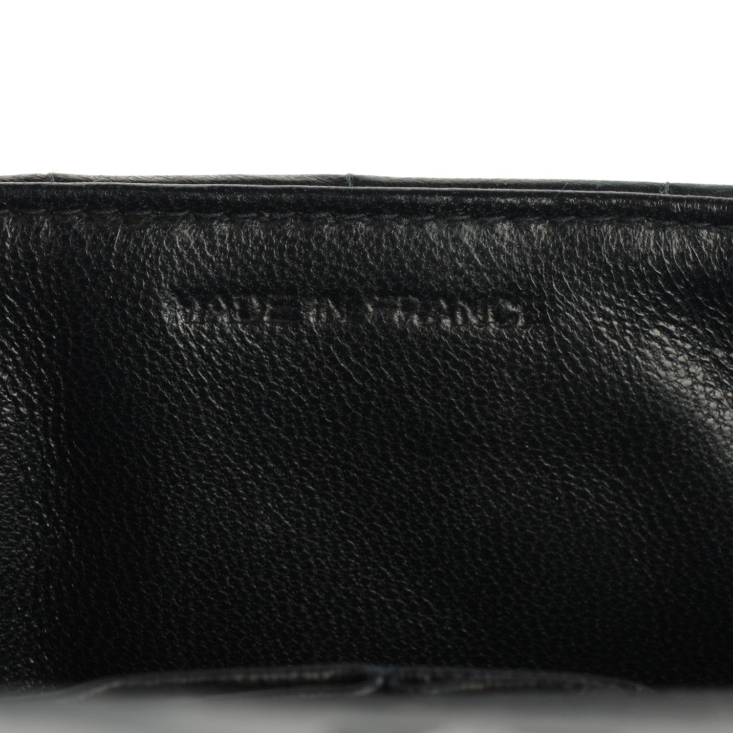 Chanel Lambskin Quilted East West Chocolate Bar Flap Black 7 of 9