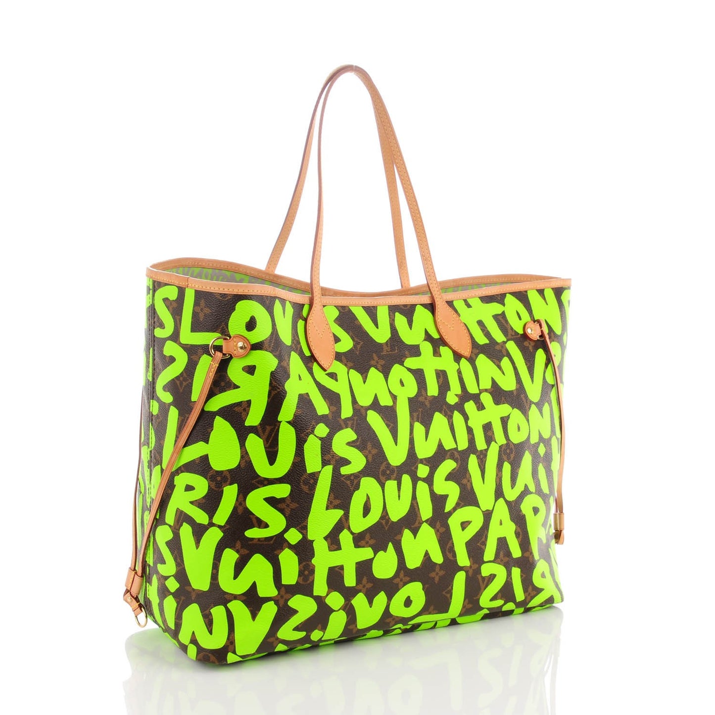 Monogram Graffiti Neverfull GM Green