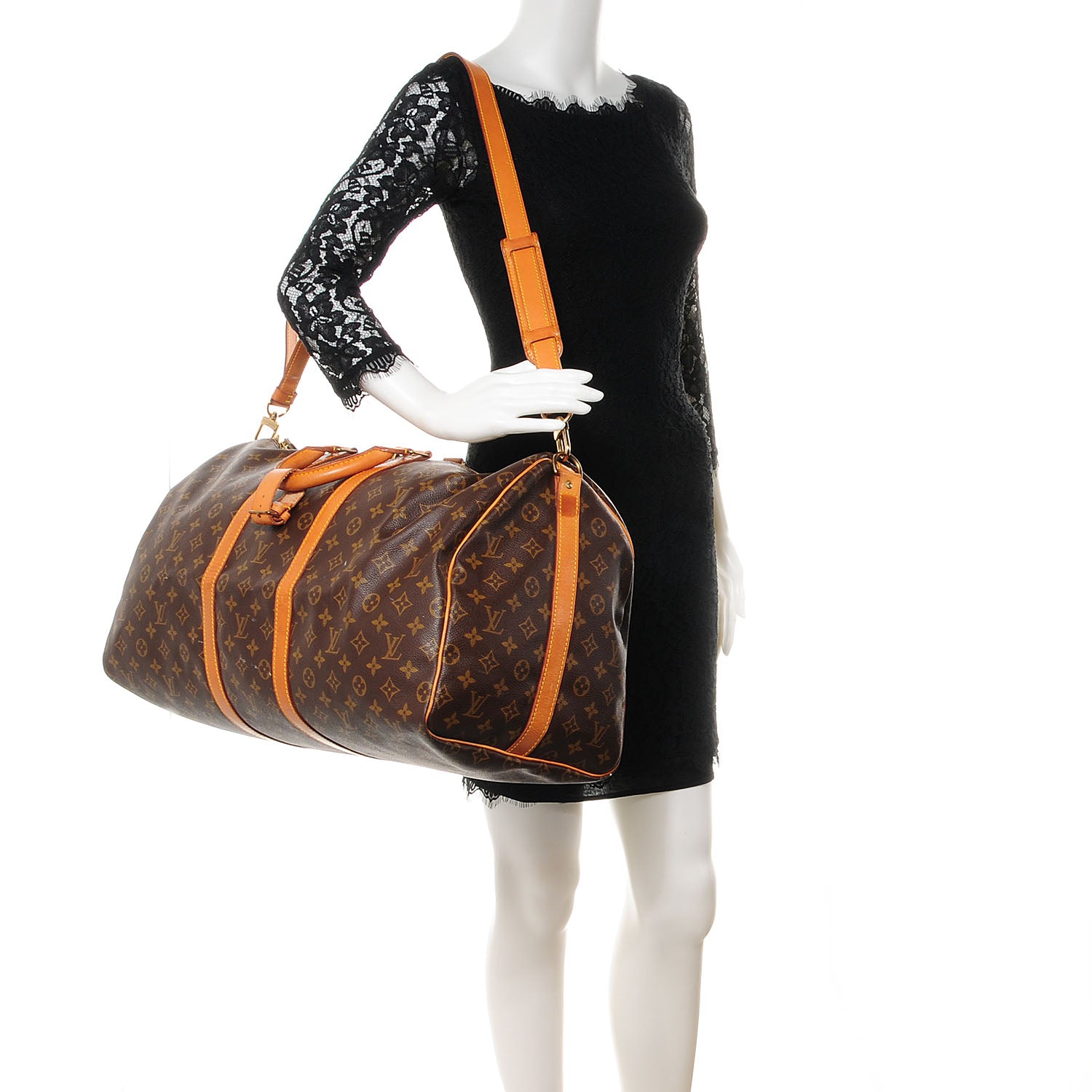 Louis Vuitton Monogram Keepall Bandouliere 55 2 of 8