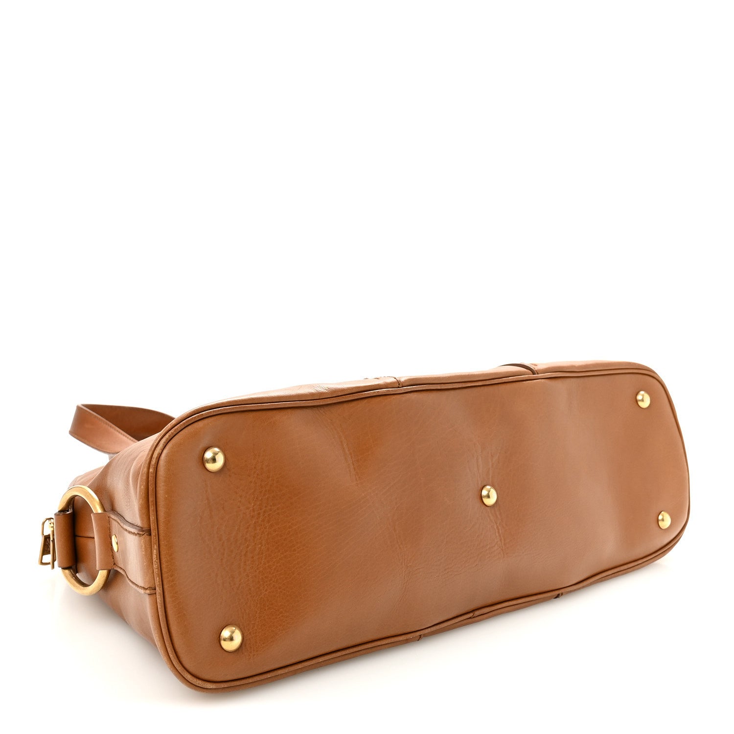 Saint Laurent Calfskin Oversized Muse Brown 4 of 10
