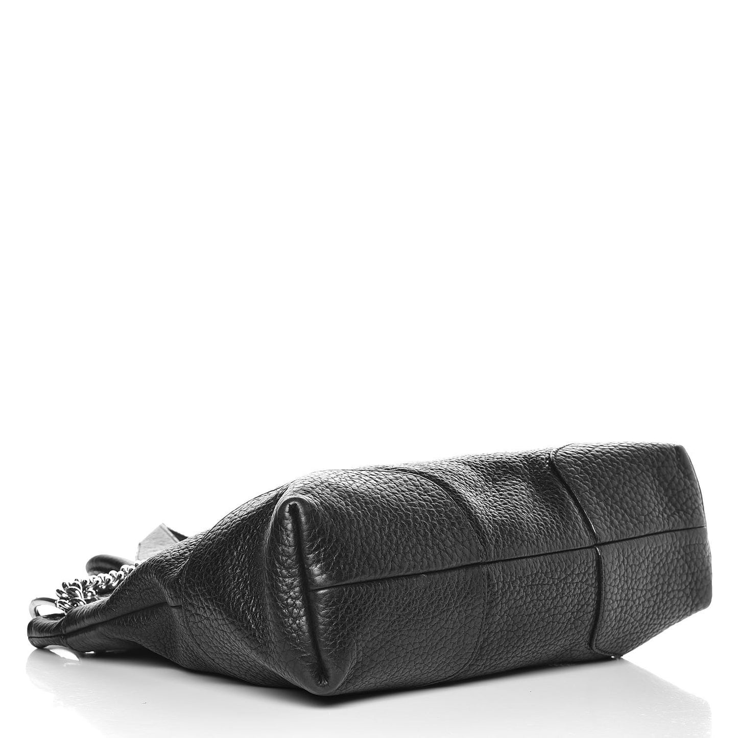Calfskin Miss Camp Shoulder Bag Black