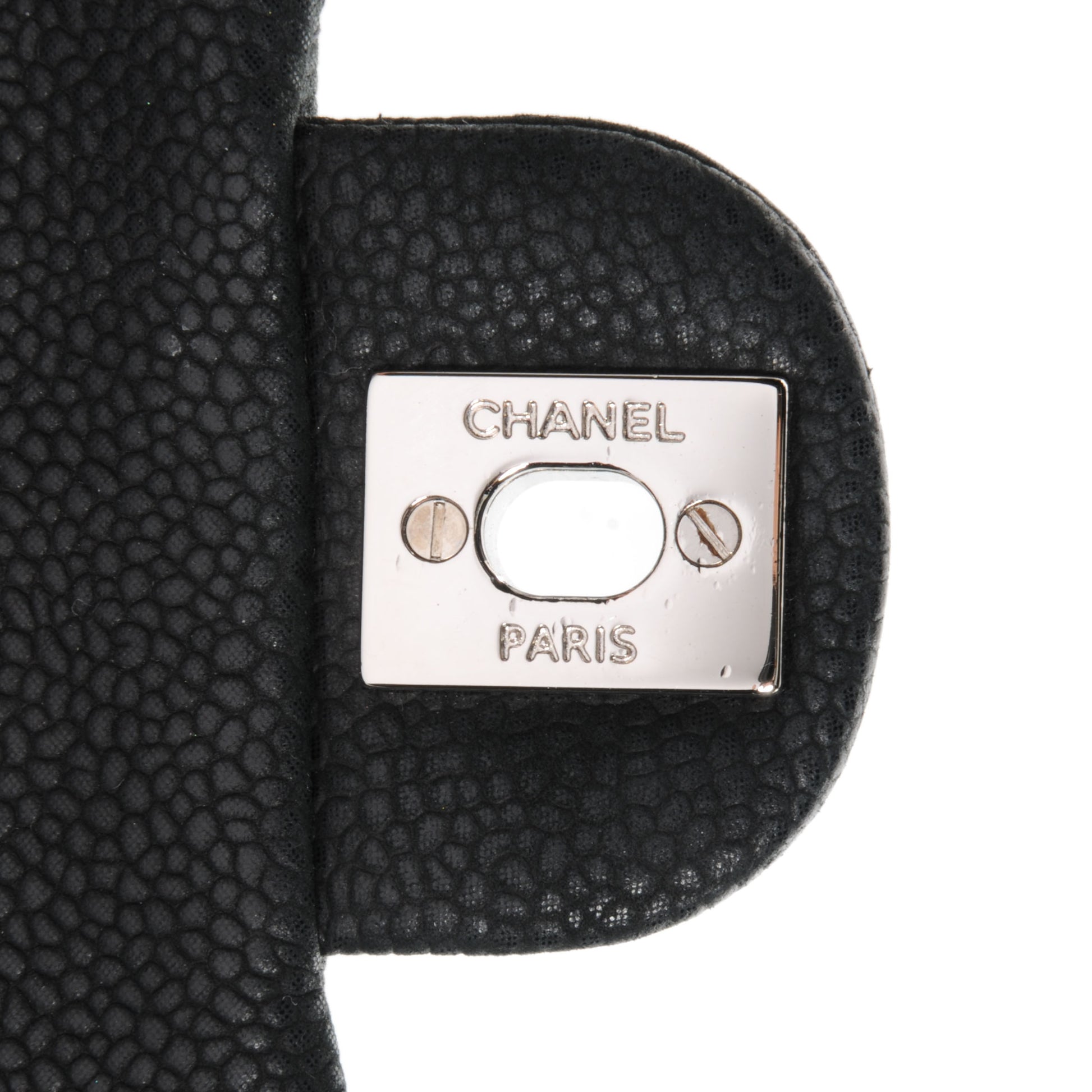 Chanel Iridescent Caviar Daily Zip Crossbody Black 7 of 8