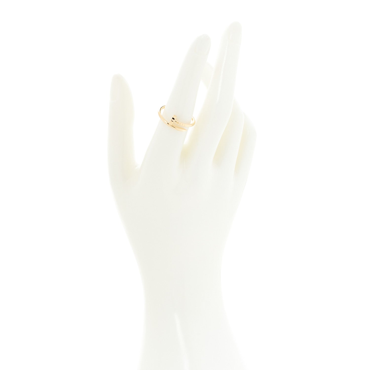 Cartier 18K Yellow Gold Small Juste Un Clou Ring 55 7.25 2 of 5