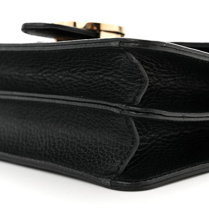 Gucci Dollar Calfskin Small Interlocking G Shoulder Bag Black 9 of 11