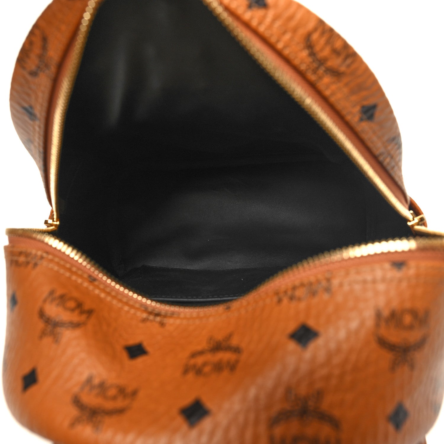 MCM Visetos Studded Small Stark M Backpack Cognac 5 of 9