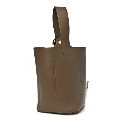 Loewe Smooth Calfskin Medium Pebble Bucket Bag Oak 3 of 9