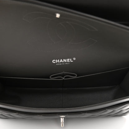 Chanel Lambskin Quilted Jumbo Double Flap Dark Grey 5 of 13