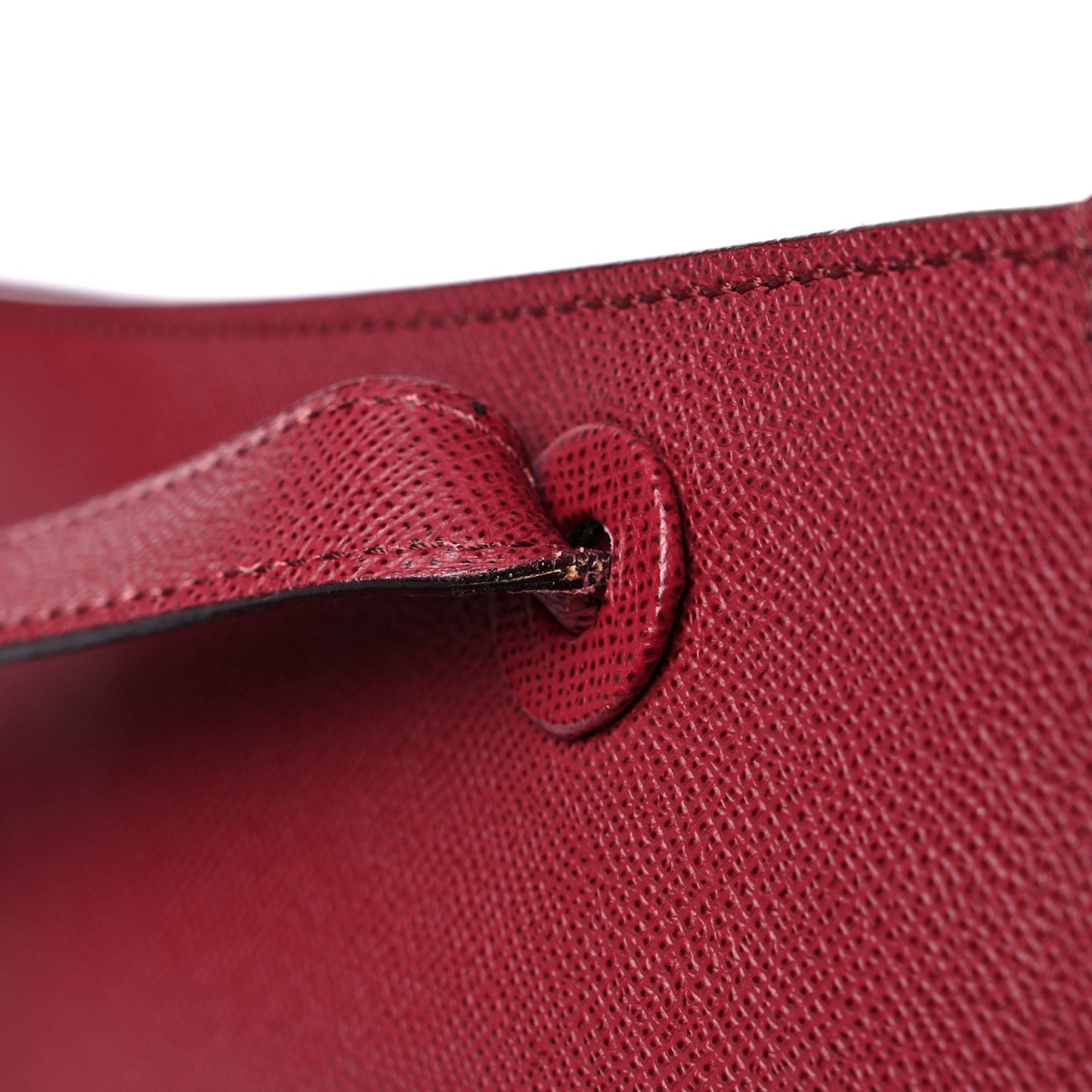 Caviar Shoulder Bag Burgundy