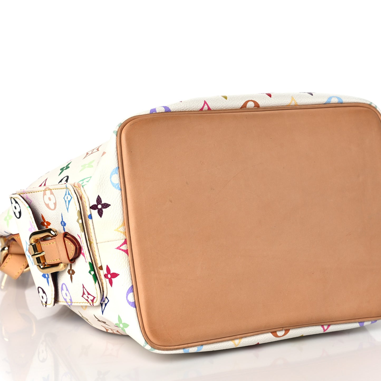 Monogram Multicolor Petit Noe White